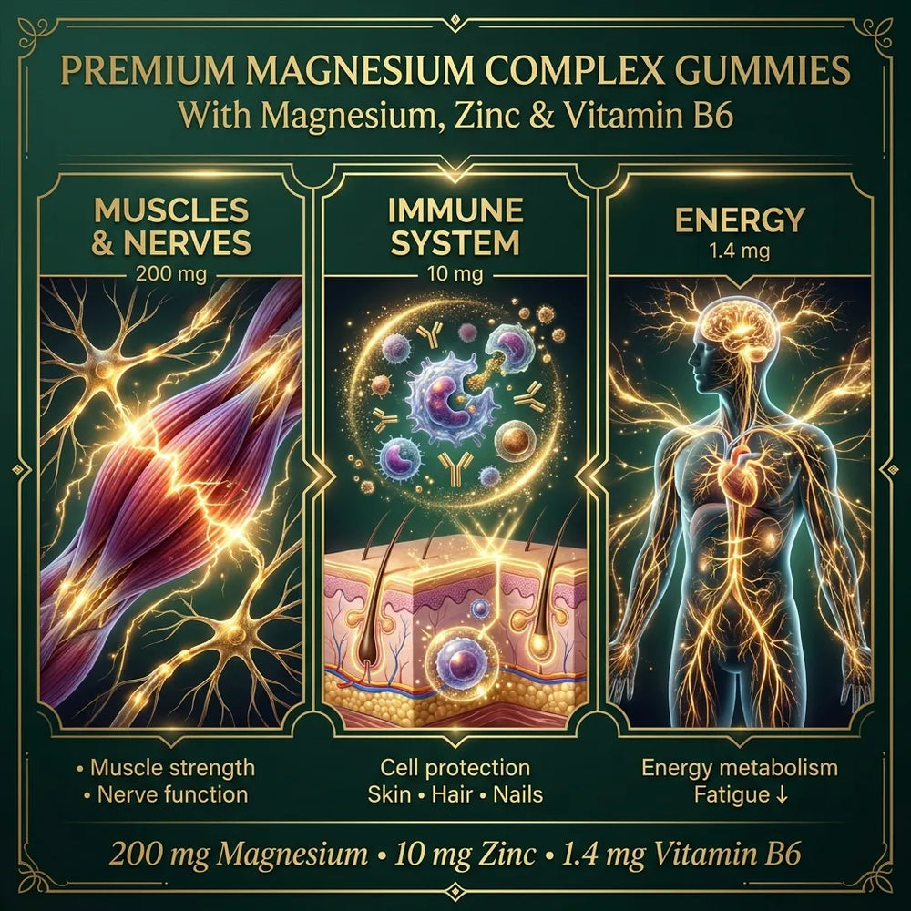 VEYT Premium Magnesium Complex Gummies – Dosierung, Uhrzeit und die richtige Form