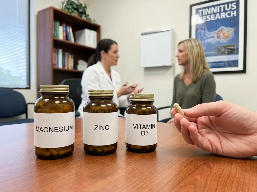 Tinnitus und Nahrungsergänzung: Was Magnesium, Zink und Vitamin D laut Studienlage wirklich bringen