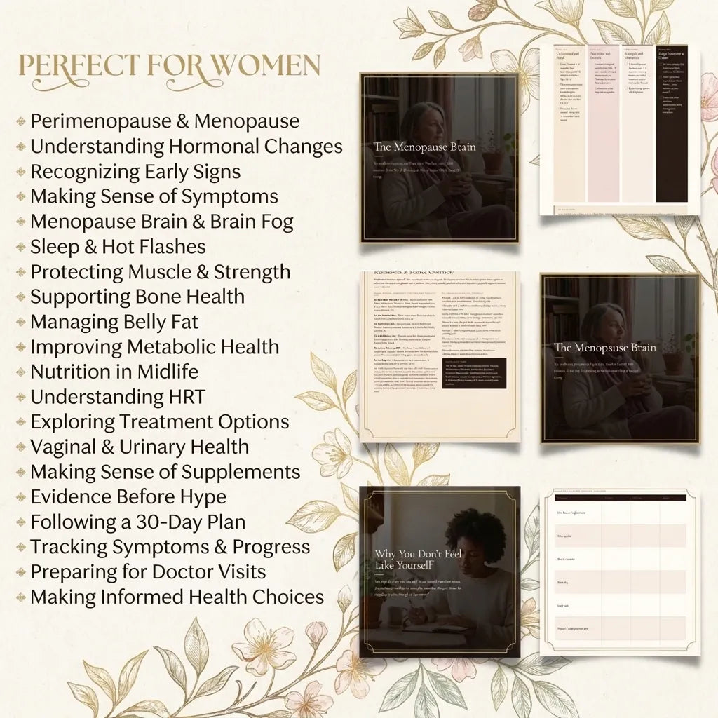 Woman navigating midlife changes