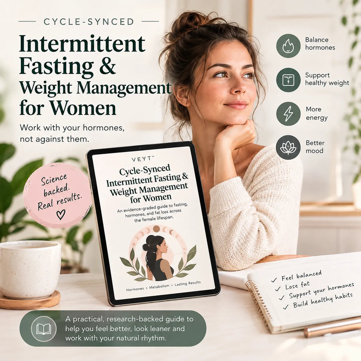 Evidence and research inside Cycle-Synced Intermittent Fasting E-Book
