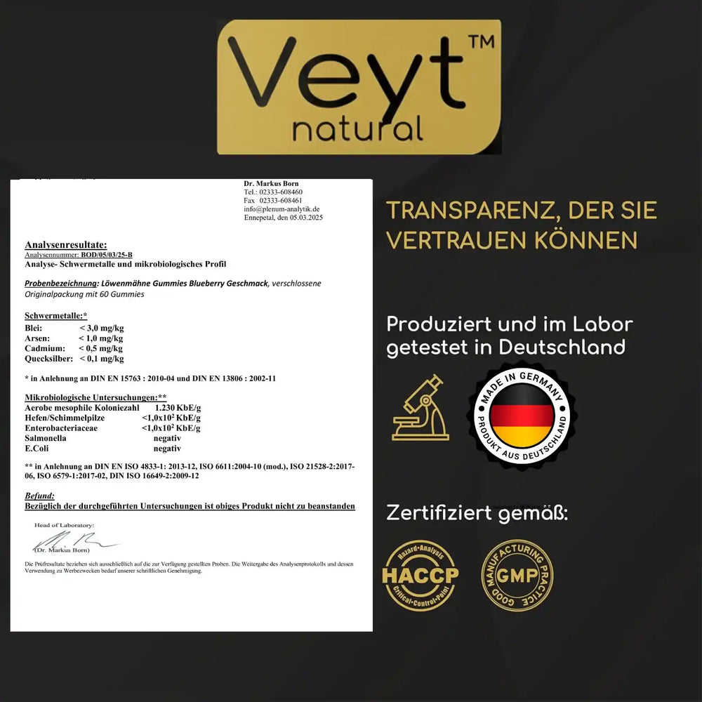 Löwenmähne Gummies Premium