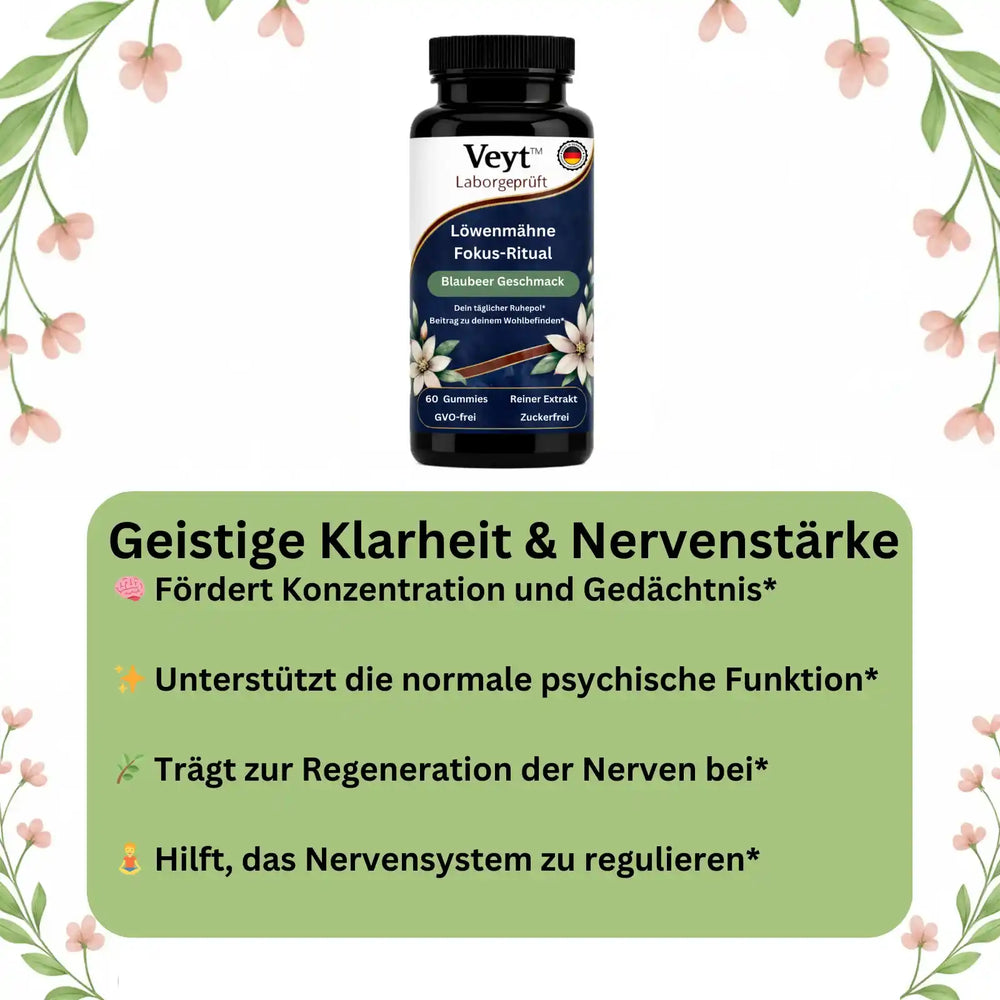 Löwenmähne Gummies Premium