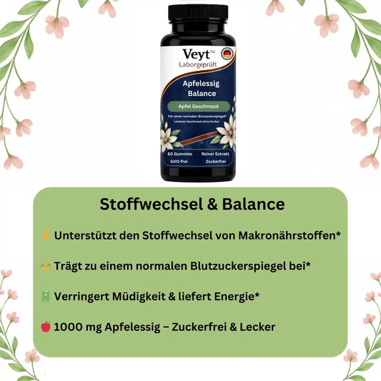 Apfelessig Balance