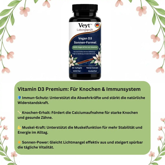 Vegan D3 Sonnen-Formel